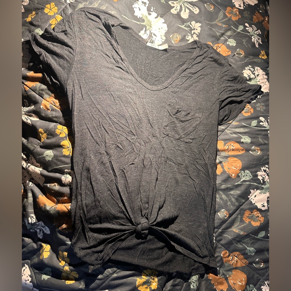 Elegant Charcoal Women's Top